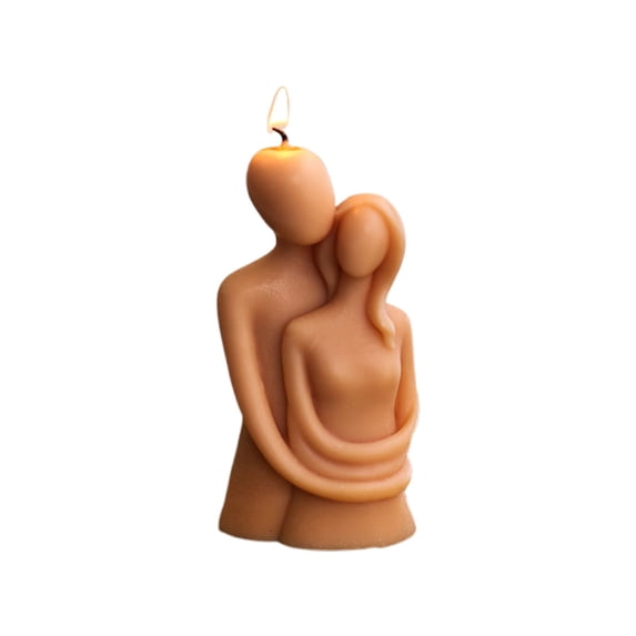 CASAFUN Hugging Lovers Aroma Candles,Adam and Eve Couple Love Scented Candles,Sexy Ritual Gifts for Women & Men for Healing Meditation Stress Relief Mood Boosting