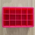 thumbnail image 1 of CASAFUN Tray with Lid, Silicone Molds, Easy Release 15 Square per Tray, BPA Free Flexible Reusable Stackable for Freezer, Whiskey, Chocolate, Baby Food, Juices, 1 of 9