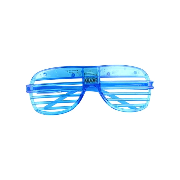 CASAFUN LED Glasses Party Favors, Light Up Glasses Glow In The Dark Party Supplies Shutter Shades Glow Sticks Glasses Neon Party Sunglasses Kids/Adults Birthday Wedding Concerts Carnivals