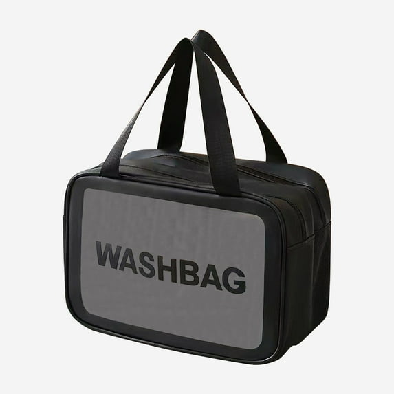 CASAFUN Large Capacity Transparent Cosmetic Storage Bag Large Cosmetic Makeup Travel Organizer For Men Women Cosmetic Storage Bag