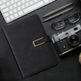 thumbnail image 1 of CASAFUN Leather Journal Notebook Lined, Hardcover Magnetic Closure, Personal Writing Notebooks, with Pen Loop,Large A5 size buckle notebook, 80 GSM Paper Gifts,180 Degree Lying Design, 1 of 2