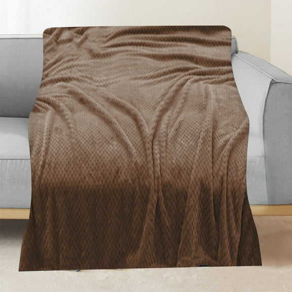 CASAFUN Light Throw Blanket Soft Blanket Cover for Couch Bed Sofa, Luxurious Nap Blanket Warm and Cozy for All Seasons, Portable Quilt Bedding for Travel Car