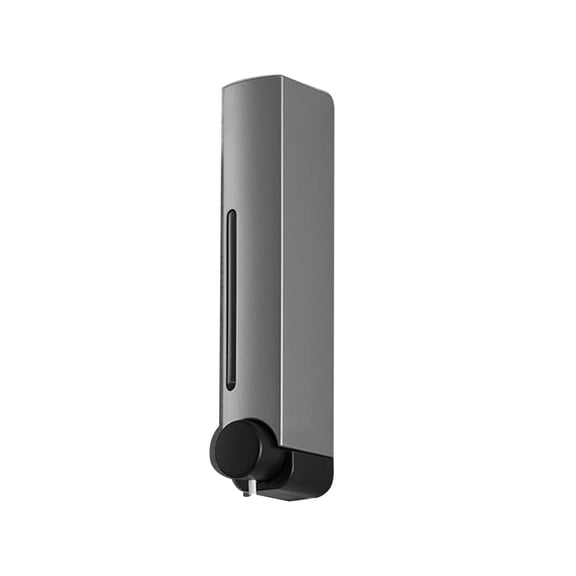 CASAFUN Liquid Soap Dispenser Wall Mount, Chamber Bathroom Shower Pump Dispenser,Press Manually Lotion Soap Dispenser Use for Shampoo, Soap, Conditioner, Shower Gel, for Bathroom Kitchen Hotel