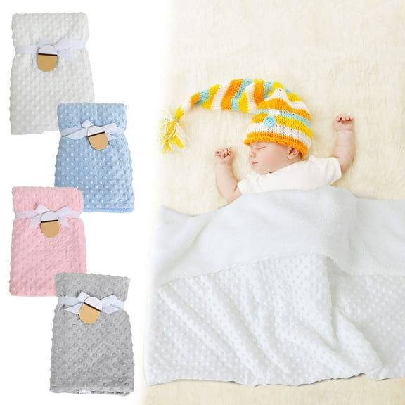 CASAFUN Little Babi's Warm Throw Blanket Face Towel Blanket Nap Blanket Cover for Infant Newborn, Fall Cozy Breathable Office Nap Blanket for All Seasons,Thin Quilt Bedding for Couch Bed Sofa