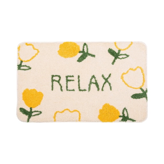 CASAFUN Luxury Bath Mat Super Absorbent Quick Dry Toilet Floor Mat,Non-Slip Shower Rug Bathroom Carpet Machine Washable for Bathroom,Kitchen,Living Room,Tub and Shower