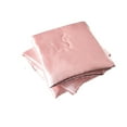 thumbnail image 1 of CASAFUN Luxury Washed Silk Quilt Ice Silk Conditioning Quilt, Soft Summer Cool Quilt Double Single Quilt Core Solid Color Summer Thin Quilt for Nap Sleep 5.9×78inch, 1 of 8