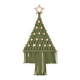 thumbnail image 1 of Cififendec Macrame Wall Hanging, Christmas Tree Tassel Tapestry Macrame Wall Decor, Handmade Woven Tapestry Christmas Party Supplies for Home Decoration Christmas Supplies, 1 of 2