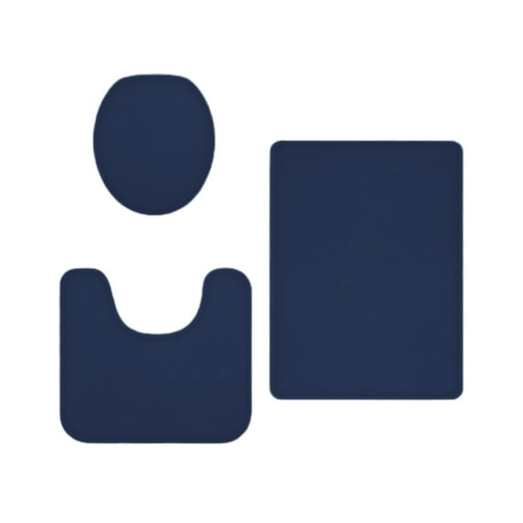 CASAFUN Memory Foam Bath Mat Set Super Absorbent Quick Dry Toilet Floor Mat 3 Pcs,Non-Slip Shower Rug Bathroom Carpet Machine Washable for Bathroom,Kitchen,Living Room,Tub and Shower