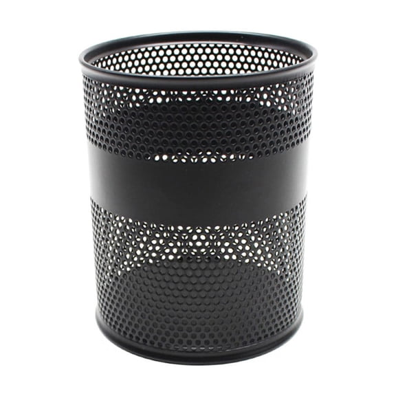 CASAFUN Metal Pen Desktop Storage Pen Multifunctional Pen Student Stationery Supplies Iron Art Storage Box