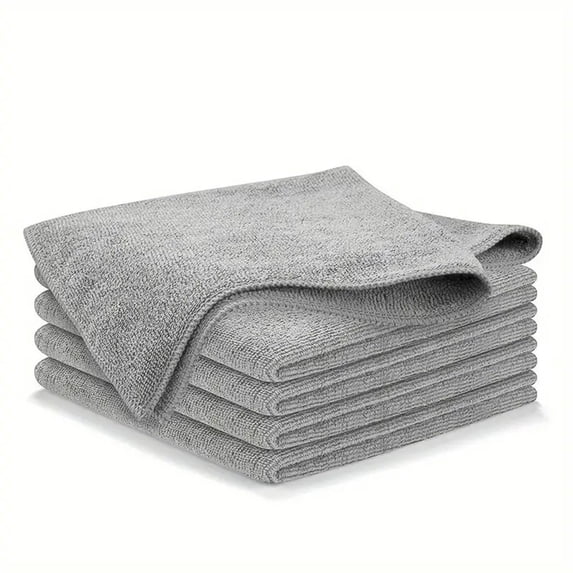 CASAFUN Microfiber Cleaning Cloth 9.8"x9.8",Ultra Soft Absorbent Microfiber Cleaning Rags for Housekeeping Cleaning Supplies,Lint Free Reusable Cleaning Cloths for House Washable