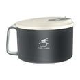 thumbnail image 1 of CASAFUN Microwave Ramen Bowl with Handles,Soup Bowl with Lid and 304 Stainless Steel Liner Heat insulation and anti scalding,for Soup and Instant Noodles,Oatmeal, Gumbo, Salad,BPA Free, 1 of 6