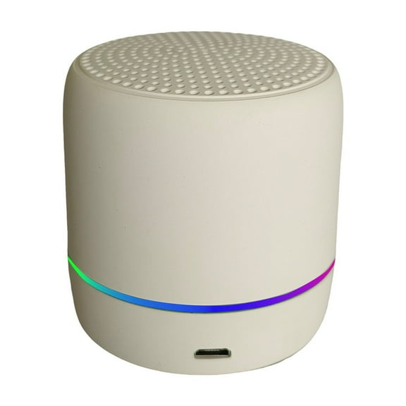 CASAFUN Mini & Portable Colorful LED Macaron Bluetooth Speaker with 3W Sound IPX3 Waterproof Bluetooth 5.2 for Indoor&Outdoor Use