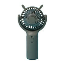 CASAFUN Mini Portable Fan Silent Powerful Handheld Fan Cute Design 3 Speed Small Desk Fan With Base Lightweight Makeup USB Rechargeable Fan For Women Girls Outdoor Indoor