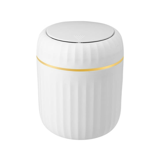 CASAFUN Mini Push-type Desktop Trash Can with Lid,Small Garbage Bin for Compact Spaces Under Tables & Counters,Tiny Wastebasket for Office Kitchens Bathrooms Bedrooms Dorms