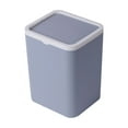 thumbnail image 1 of CASAFUN Modern Garbage Can with Cover,Trash Can with Flip Lid Garbage Bin for Home Office Kitchen Bathroom Living Room Bedroom High Appearance Durable Garbage Container Basket, 1 of 7