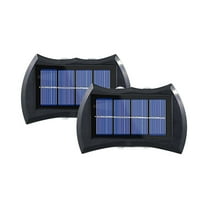 CASAFUN Modern LED Outdoor Solar Lights,Solar Powered Land-scape Spotlights,IP65 Waterproof Garden Lights,Wireless Solar Powered Outdoor Lights/Lighting for Garden Yard,Walkway
