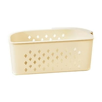 CASAFUN Multi-layer Plastic Laundry Basket with Handle and Side Container - Foldable/Collapsible Storage Container/Organizer -Space Saving Hamper for Laundry Room,Bathroom,Kids Room,College Dorm