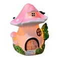 thumbnail image 1 of CASAFUN Mushroom House Garden Statue Outdoor, Solar Light Mushroom House Garden Figurines for Lawn, Balcony, Yard Decoration, Outdoor Garden Decoration, 1 of 9