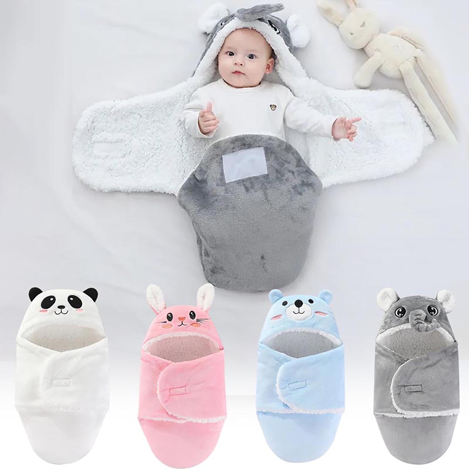 Baby Boy Gifts Baby Swaddle Blanket Cute Bear Receiving Swaddling