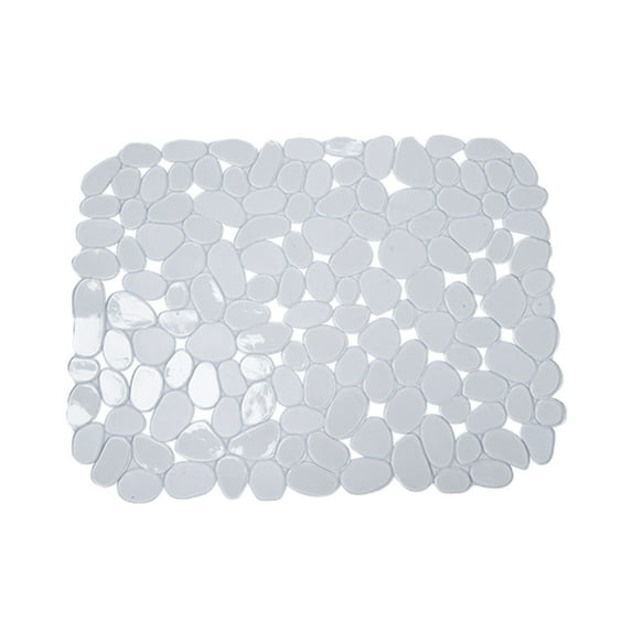 CASAFUN Pebble Sink Mat for Stainless Steel/Ceramic Sinks, PVC Sink Protectors Mats for Bottom of Kitchen Sink, Dish Drying Mat for Dishes and Glassware
