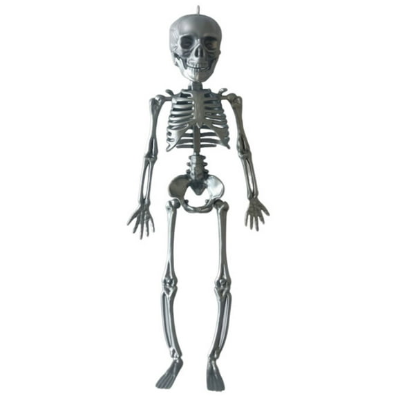 CASAFUN Posable Life Size Human Adult Skeletons Plastic Human Bones with Movable Joints for Halloween Decoration