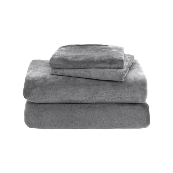 CASAFUN Premium Elegants Comfort Luxuriously Soft 3-Piece Velvet Plush Flannel Sheet Set - Cozy Warm-Antis-Statics- Non Pilling Fuzzy Velvet Flannel Sheet Set for Hotel Home Bedroom