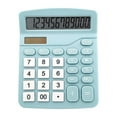 thumbnail image 1 of CASAFUN Protable 12 Digits Desktop Calculator with Large LCD Display Dual Solar Power and Battery,back to School Supplies for Kids,Small Desktop Calculator Standard Function for Home,Office,School, 1 of 7