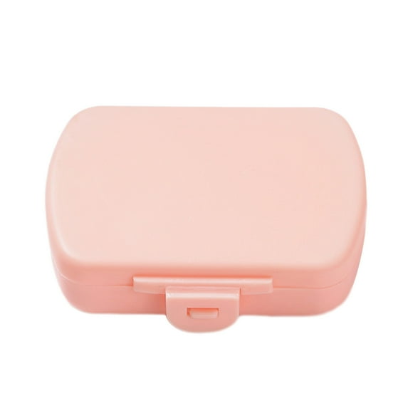 CASAFUN Protable Pill Organizer with 6 Compartments, Travel Pill Box Pill Case Anti-Mixing & Wide Opening, Compact Pill Container Holder for Vitamins Fish Oils Medications