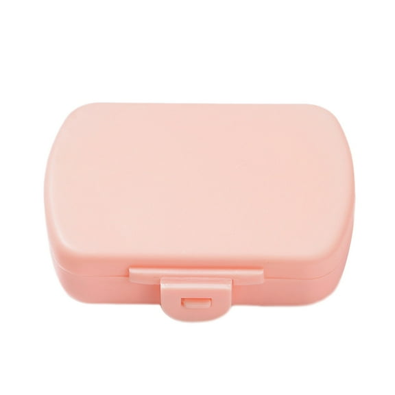 CASAFUN Protable Pill Organizer with 6 Compartments, Travel Pill Box Pill Case Anti-Mixing & Wide Opening, Compact Pill Container Holder for Vitamins Fish Oils Medications