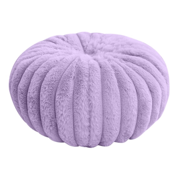 CASAFUN Pumpkin Cushion Round Pillow Cushion for Couch Decorative Small Throw Pillow Solid Color Lazy Person Cushion Tatami Window Mat for Living Room Bed Floor 13.13