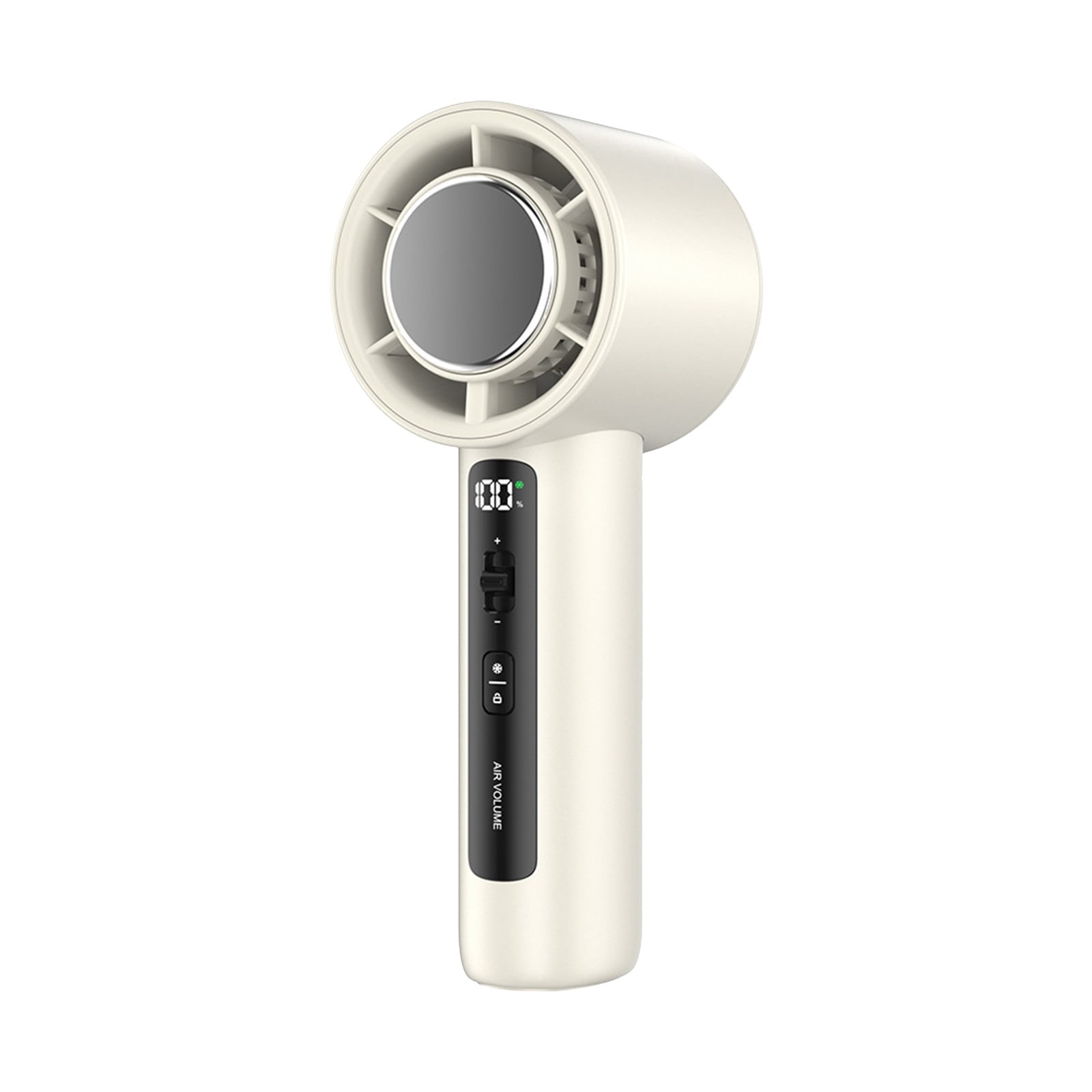 CASAFUN Quiet Bladeless Turbine Fan with Digital Display,100 Speed ...
