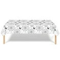 thumbnail image 1 of CASAFUN Rectangular Halloween Tablecloth Black Spider Web Table Cloth, Spillproof Washable Polyester Table Topper for Halloween Party Decorations, 1 of 4