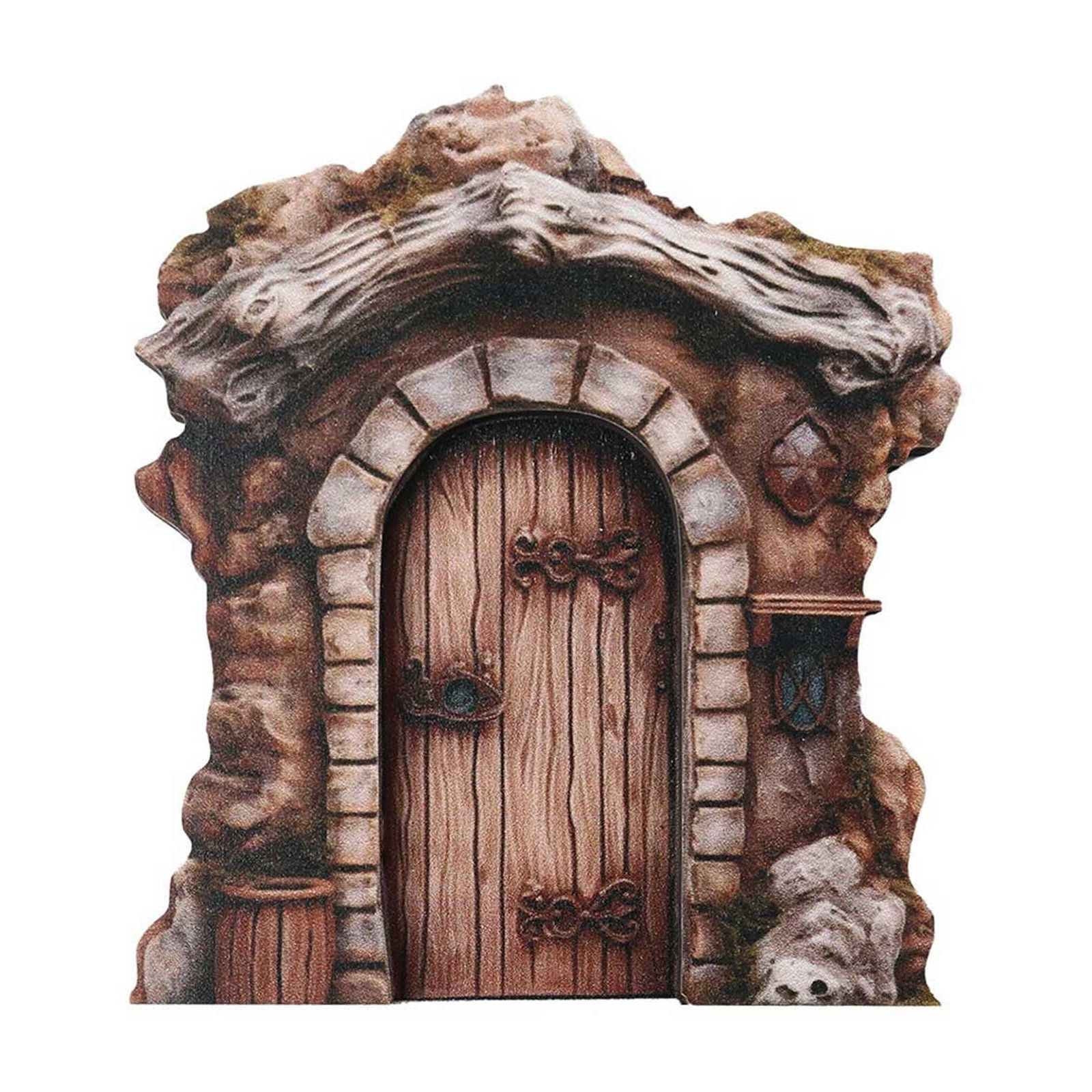 Decorative Garden Figure Home ESPRIT Brown Teak 120 X 46 X 190 cm Door