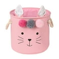 thumbnail image 1 of Cififendec Round Fabric Storage Bin Box Laundry Basket with Cute Cat Prints for Nursery Storage,Storage Hamper,Gift Baskets, 1 of 6