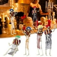 thumbnail image 1 of CASAFUN Skeleton Halloween Decorations, Realistic Full Body Movable Posable Joints Skeleton, Creepy Halloween Plastic Skeleton for Graveyard Haunted House Props Indoor/Outdoor Decor, 1 of 5
