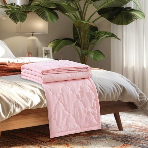 CASAFUN Skin-friendly Thin Quilt Conditioned Comforter for All-Season, Soft Cooling Blankets for Hot Sleepers and Night Sweats, Machine Washable Napping Bedding