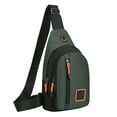 thumbnail image 1 of CASAFUN Small Sling Backpack Men Women Wallet Purse Crossbody Chest Bag with Earphone Hole for Travel Outdoor Sports Casual Daypack, 1 of 6