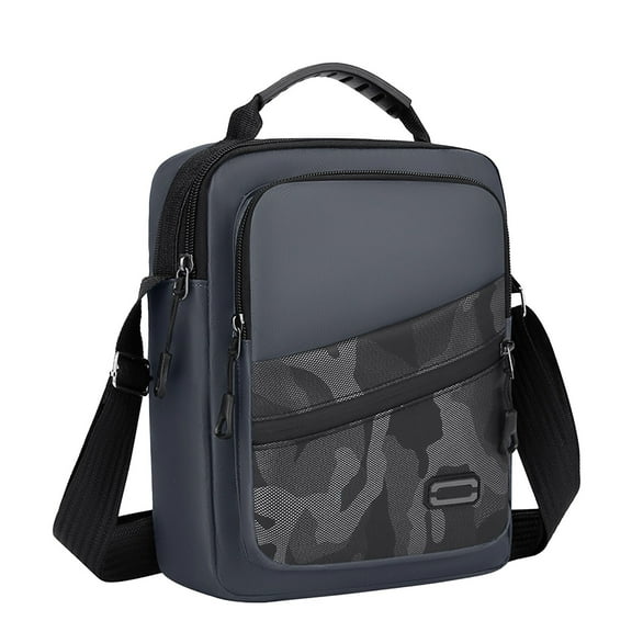 CASAFUN Small Sling Backpack Men Women Wallet Purse Crossbody Chest Bag with Earphone Hole for Travel Outdoor Sports Casual Daypack