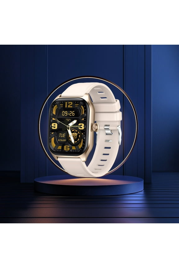 SmartWatch 2.02-in HD Display for Men Women,Advanced Bluetooth Calling Extra Long Battery Life,Customised Dials with Multiple Patterns Step Counter Fitness Tracker for Android iOS Phones