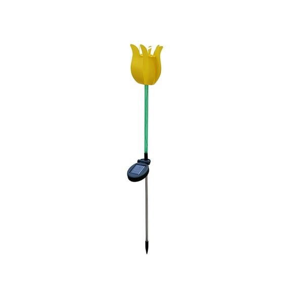 CASAFUN Solar Garden Decorative Lights,Simulated Tulips Windmill Lights,Outdoor Solar Ground Lights Dance With The Wind for Outside Garden Yard Pathway Fence