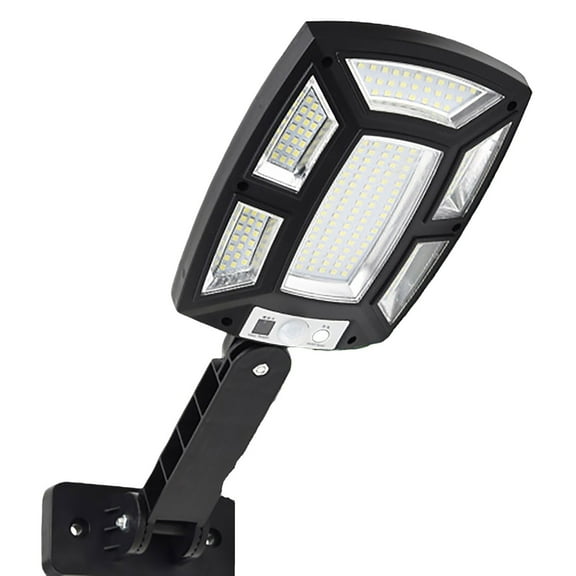 CASAFUN Solar Street Lights with 3 Modes,Wireless Motion Sensor Solar Security Wall Light for Garden Street Yard Outdoor Solar Parking Lights for Porch, Yards, Gardems, Driveways