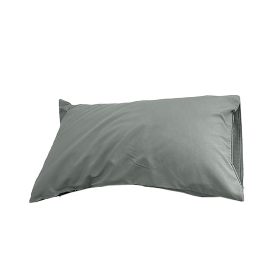 CASAFUN Solid Color Pillowcase Washed Cotton for Hair and Skin, Comfortable and Breathable Pillow Case for Bedroom Hotel Living Room Dorm Adults Kids