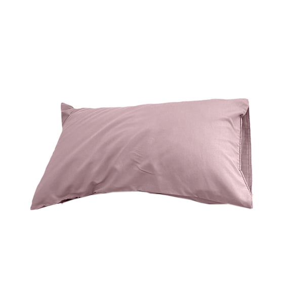 CASAFUN Solid Color Pillowcase Washed Cotton for Hair and Skin, Comfortable and Breathable Pillow Case for Bedroom Hotel Living Room Dorm Adults Kids
