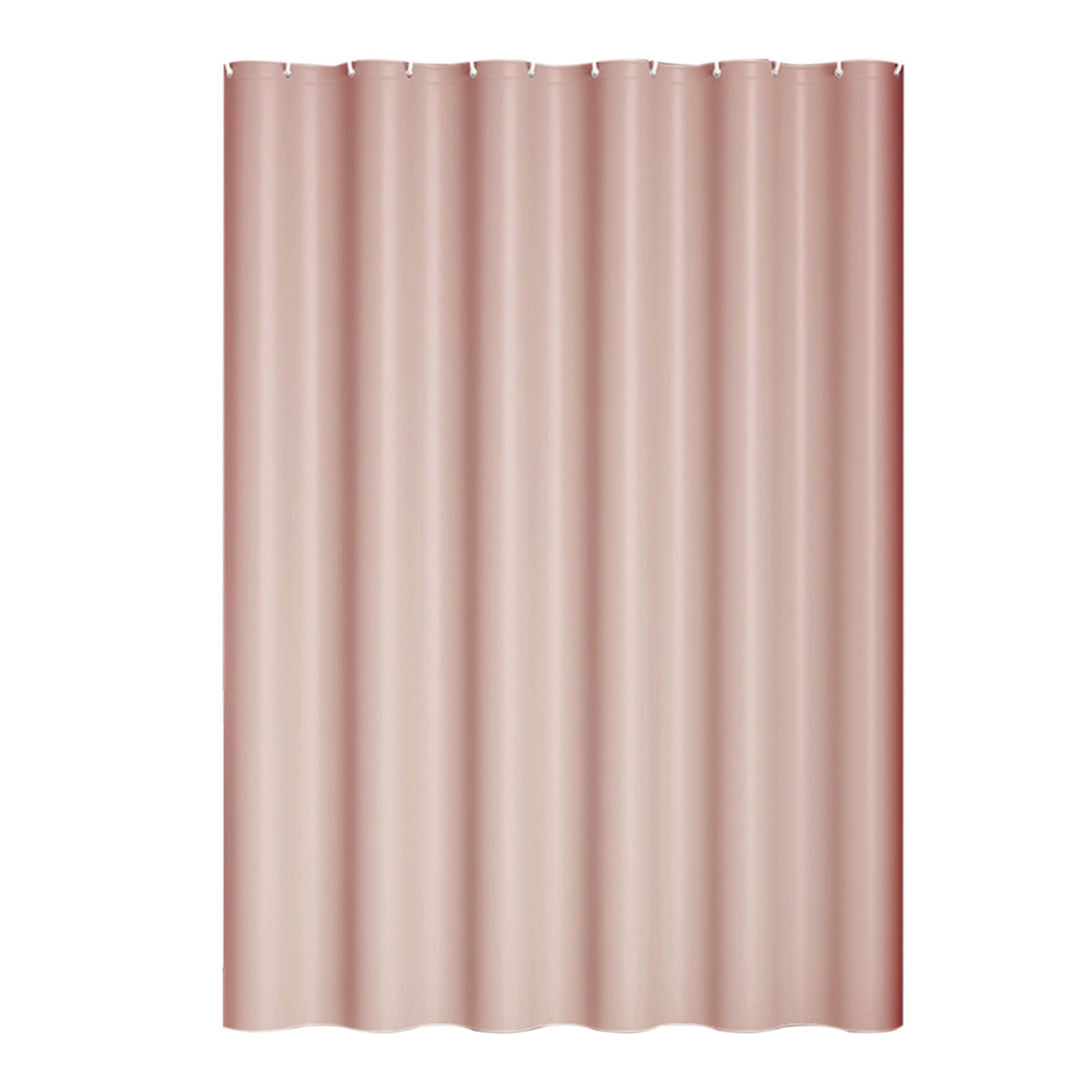 CASAFUN Solid Color Shower Curtain No Holes with Hook, Bathroom ...