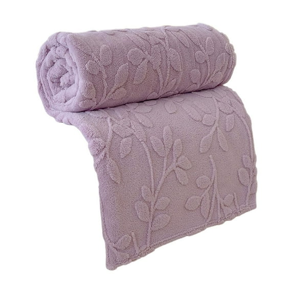 CASAFUN Solid Color Warm Throw Blanket Face Towel Blanket Nap Blanket Blanket Cover for Camping Travel, Cozy Breathable Office Nap Blanket for All Seasons, Quilt Bedding for Couch Bed Sofa