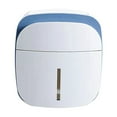 thumbnail image 1 of CASAFUN Toilet Paper Towel Dispenser Creative Waterproof Plastic Wall Mount Punch Free Toilet Paper Holders Shelf Bathroom Paper Holder Tray RollTube Storage Box Toilet Paper Holder, 1 of 6