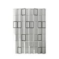 thumbnail image 1 of CASAFUN Stylish Rainproof Quick-drying Shower Curtain with Grommets,Wet and Dry Separation,Weighted Hem,Machine Washable- 70x78in, 1 of 9