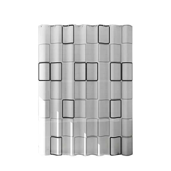 CASAFUN Stylish Rainproof Quick-drying Shower Curtain with Grommets,Wet and Dry Separation,Weighted Hem,Machine Washable- 70x78in
