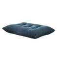 thumbnail image 1 of CASAFUN Thickened Corn Velvet Student Seat Cushion Office Classroom Cushion Fall Plush Insulation Rectangular Strap Seat Cushion Stool Pad Mat for Long Seating, 1 of 2