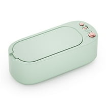 CASAFUN Three-Speed Timing Strength Adjustment Ultrasound Cleaning Machine Cosmetics Jewelry Lens Cleaning Machine for Eye Glass, Dental, Diamond, Ring, Watch Strap, Denture, Earring, Coins